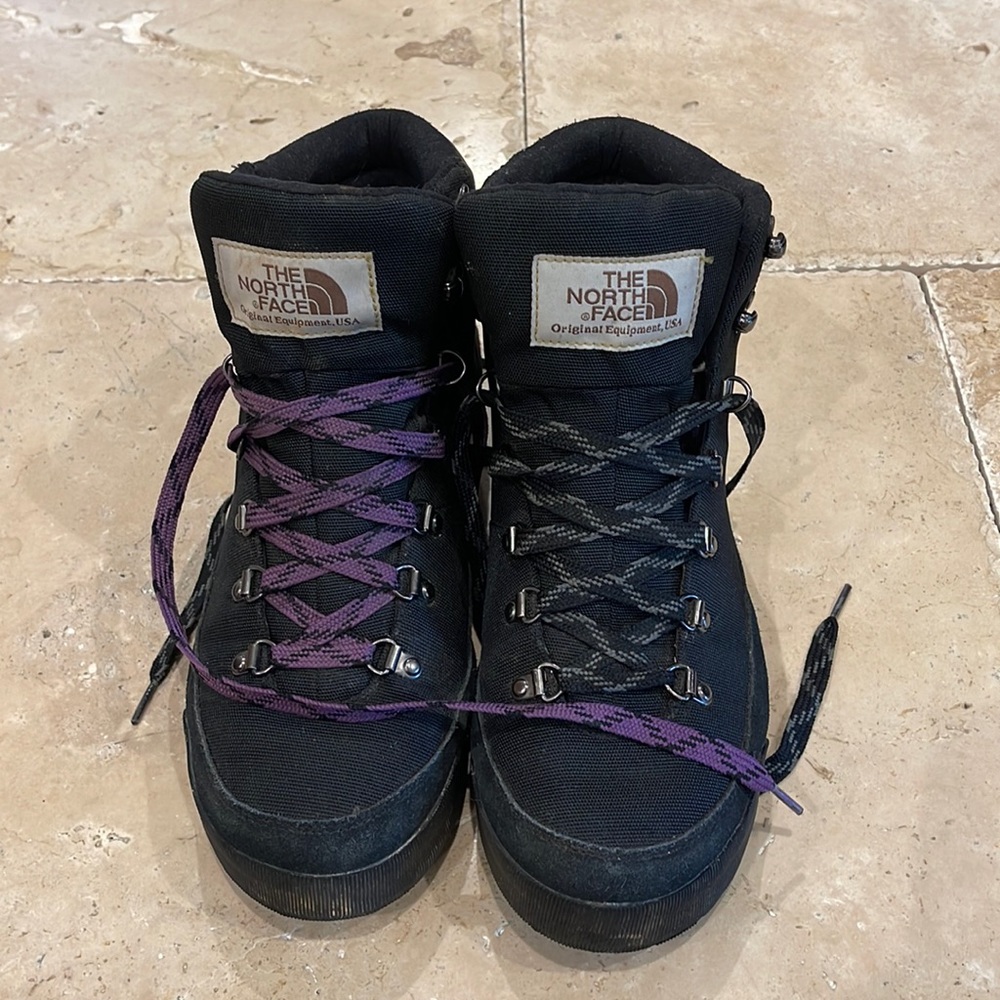 North face Mens Hiking boots Black size 11